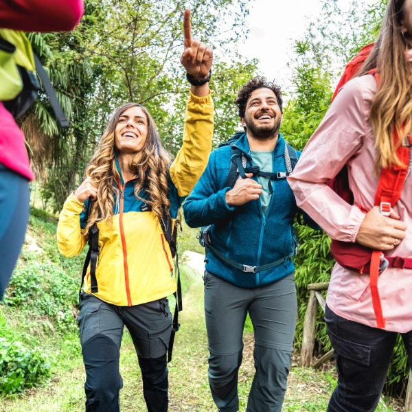 Friends On A Hike 600X600